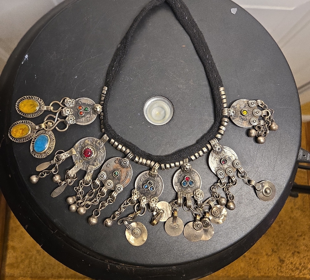 Rare Vintage Kuchi Banjara Tribal Afghan Coin Ancient Beads Handmade Necklace